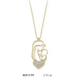 Harem Altın KLY1179 14 Ayar Altın Anne Bebek Kolye