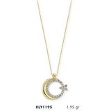 Harem Altın KLY1195 14 Ayar Altın Ayyıldız Kolye