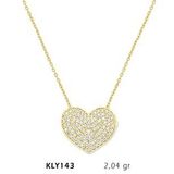 Harem Altın KLY143 14 Ayar Altın Kalp Kolye