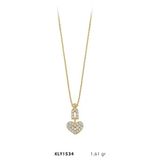 Harem Altın KLY1534 14 Ayar Altın Kalp Kolye
