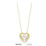 Harem Altın KLY165 14 Ayar Altın Kanatlı Kalp Kolye