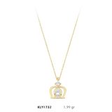 Harem Altın KLY1732 14 Ayar Tektaş Kavuk Kolye