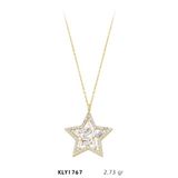 Harem Altın KLY1767 1 4 Ayar Altın Yıldız Kolye