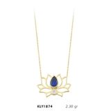 Harem Altın KLY1874 14 Ayar Nilüfer Kolye