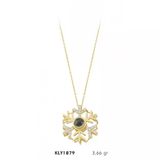 Harem Altın KLY1879 14 Ayar Kar Tanesi Kolye