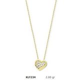 Harem Altın KLY234 14 Ayar Altın Kalp Kolye