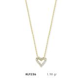Harem Altın KLY236 14 Ayar Altın Kalp Kolye
