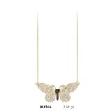 Harem Altın KLY306 14 Ayar Altın Kelebek Kolye