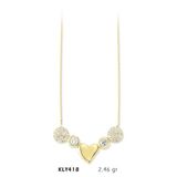 Harem Altın KLY418 14 Ayar Kalp Altın Kolye