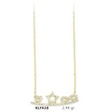 Harem Altın KLY428 14 Ayar Kalp Sonsuzluk Altın Kolye