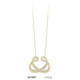 Harem Altın KLY487 14 Ayar Altın Vav Kolye