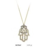 Harem Altın KLY562 14 Ayar Altın Fatma Eli Kolye