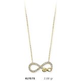 Harem Altın KLY575 14 Ayar Sonsuzluk Altın Kolye