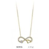 Harem Altın KLY576 14 Ayar Altın Sonsuzluk Kolye
