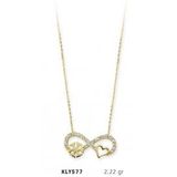 Harem Altın KLY577 14 Ayar Altın Sonsuzluk Kolye