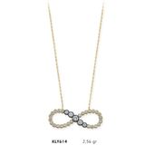 Harem Altın KLY614 14 Ayar Altın Sonsuzluk Kolye