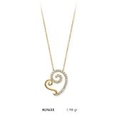 Harem Altın KLY633 14 Ayar Kalp Altın Kolye