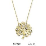 Harem Altın KLY708 14 Ayar Altın Hayat Ağacı Kolye