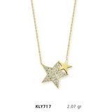 Harem Altın KLY717 14 Ayar Altın Yıldız Kolye