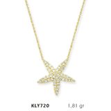 Harem Altın KLY720 14 Ayar Altın Deniz Yıldızı Kolye