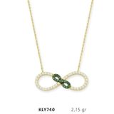 Harem Altın KLY740 14 Ayar Altın Sonsuzluk Kolye