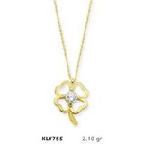 Harem Altın KLY755 14 Ayar Altın Yonca Kolye