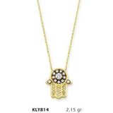 Harem Altın KLY814 14 Ayar Altın Fatma Eli Kolye