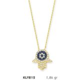 Harem Altın KLY815 14 Ayar Altın Fatma Eli Kolye