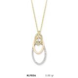Harem Altın KLY836 14 Ayar Altın Oval Kolye