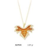 Harem Altın KLY925 14 Ayar Altın Yaprak Kolye