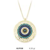 Harem Altın KLY938 14 Ayar Nazar Boncuğu Altın Kolye