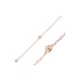 Harem Altın LR11003779 Gümüş Rose Lotus Çiçeği Kadın Bileklik