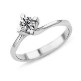Harem Altın PR168 0.21 ct D Renk Pırlanta Tektaş Yüzük