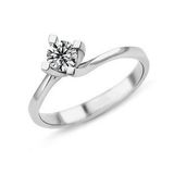 Harem Altın PR178 0.41 ct F Renk Hrd Sertifikalı Pırlanta Tektaş Yüzük