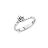 Harem Altın PR186 0.34 ct E Renk Hrd Sertifikalı Pırlanta Tektaş Yüzük