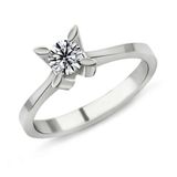 Harem Altın PR288 0.40 ct D Renk Hrd Sertifikalı Pırlanta Tektaş Yüzük