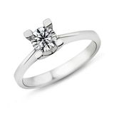 Harem Altın PR312 0.47 ct E Renk Hrd Sertifikalı Pırlanta Tektaş Yüzük