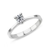 Harem Altın PR402 0.39 ct F Renk Hrd Sertifikalı Pırlanta Tektaş Yüzük