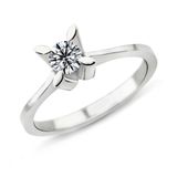Harem Altın PR408 0.48 ct F Renk Hrd Sertifikalı Pırlanta Tektaş Yüzük