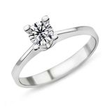 Harem Altın PR418 0.52 ct E Renk Hrd Sertifikalı Pırlanta Tektaş Yüzük