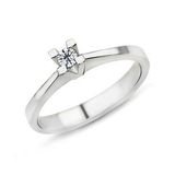 Harem Altın PR44 0.16 ct E Renk Pırlanta Tektaş Yüzük