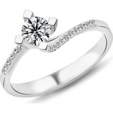 Harem Altın PR468 0.48 ct F Renk Hrd Sertifikalı Pırlanta Tektaş Yüzük