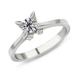 Harem Altın PR76 0.50 ct F Renk Hrd Sertifikalı Pırlanta Tektaş Yüzük
