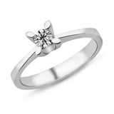 Harem Altın PR96 0.23 ct G Renk Pırlanta Tektaş Yüzük