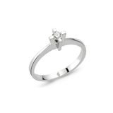 Harem Altın RM-10006 Romeo 0.12 ct Pırlanta Tektaş Yüzük