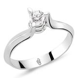 Harem Altın RM-10046 0.25 ct Pırlanta Tektaş Yüzük