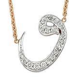 Harem Altın RMK1021 18 Ayar Altın Pırlanta Vav Kolye