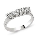 Harem Altın RMY208 18 Ayar Altın 0.58 Ct Pırlanta Beştaş Yüzük