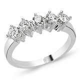 Harem Altın RMY212 18 Ayar Altın 0.60 Ct Pırlanta Beştaş Yüzük