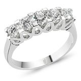 Harem Altın RMY507 18 Ayar Altın 1.00 ct Pırlanta Beştaş Yüzük